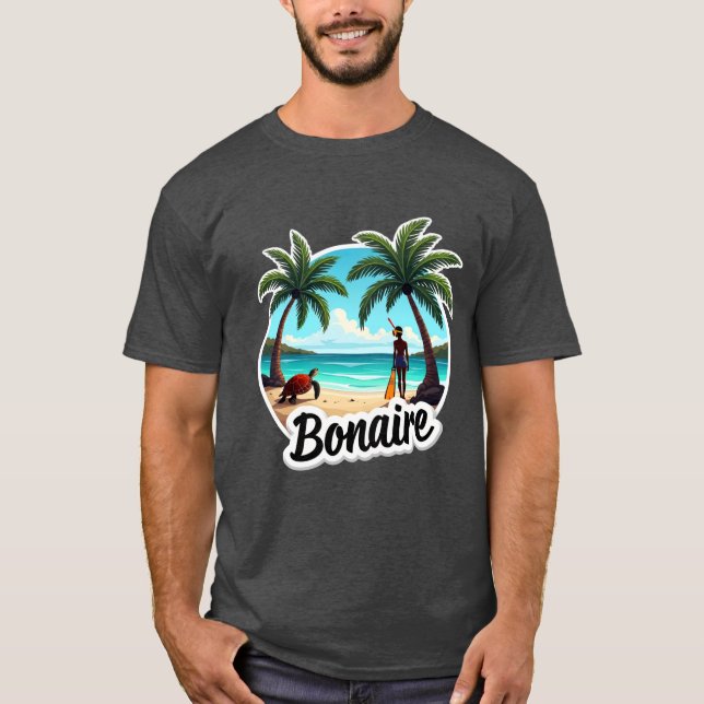 Snorkling i Bonaire är fantastiskt T Shirt (Framsida)