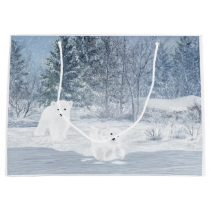 Snöroligt - polara björnungar