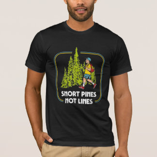 Snort Gräs, inte Linjer, unge pojke på skolan T Shirt