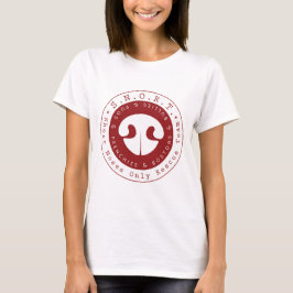 Snort röd Logotyp Tee 2016 - Kvinna