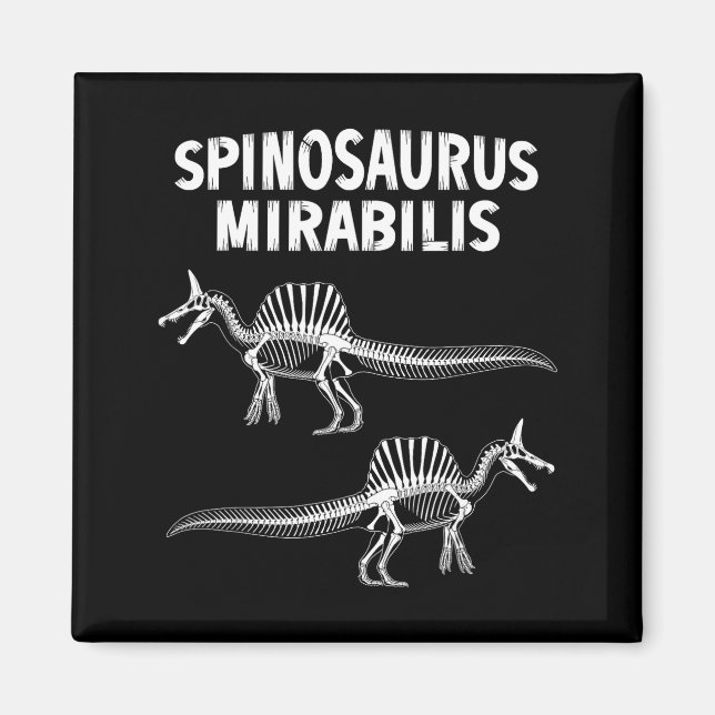 Snosaurus Mirabilis Nytt Dinosauriefossil Magnet (Framsidan)