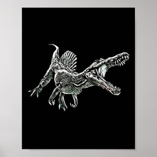 Snosaurus-motiv Dinosaurie Uråldrig Rovdjur Dino Poster