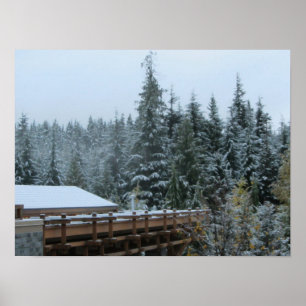 Snöscen i Whistler, B.C. Poster