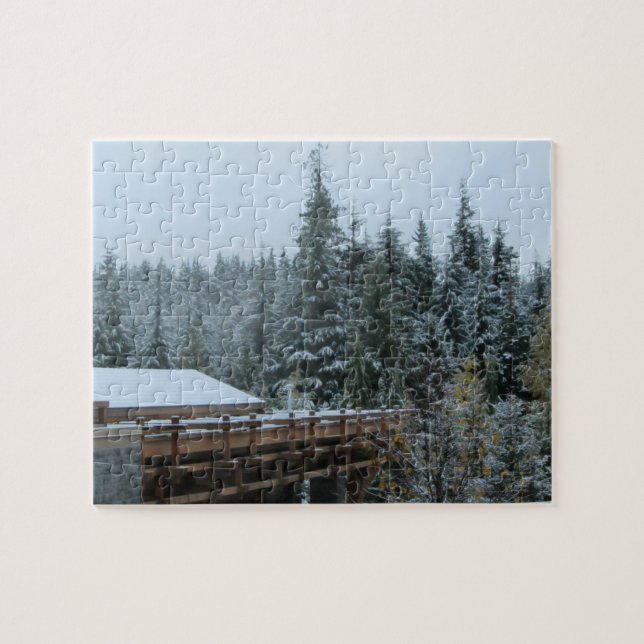 Snöscen i Whistler Pussel (Horisontell)