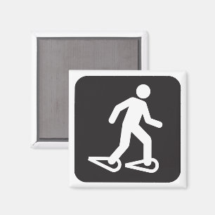 Snöskare symbol Magnet