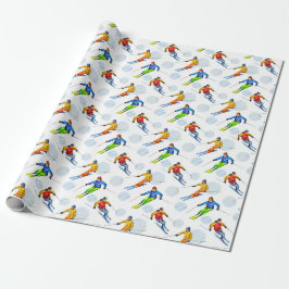 Snöskidåkning Presentpapper