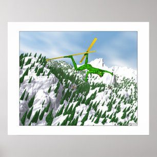Snöskieren Poster