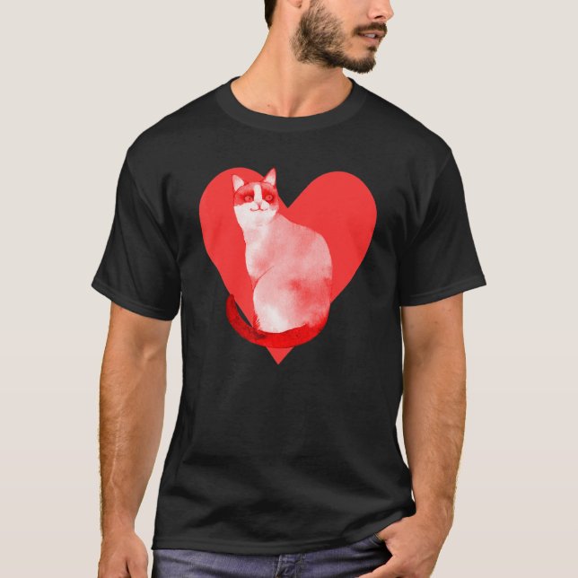Snöskokatt T Shirt (Framsida)