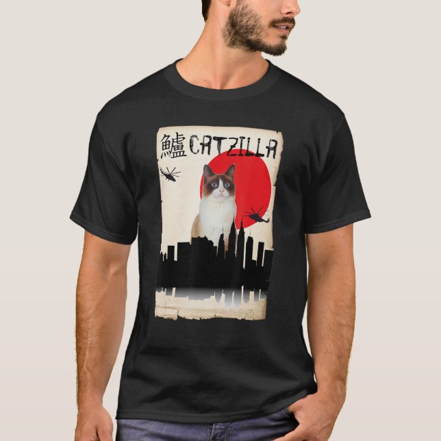 Snöskokattzilla 1 t shirt (Framsida)