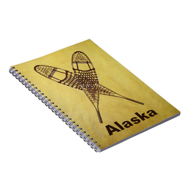 Snöskor Anteckningsbok Med Spiral (Högra Sidan)