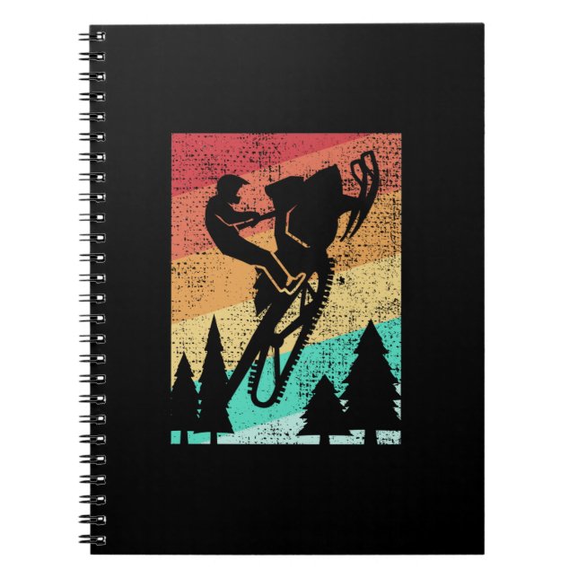 Snöskoter Snöskoteråkning Anteckningsbok (Framsidan)