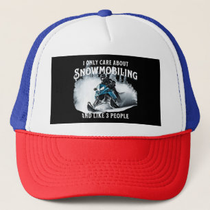 Snöskoteråkning Rolig Snöskoter Keps