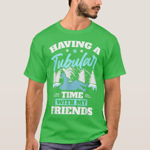 Snöslingvinter Sports Snö Tubing T Shirt