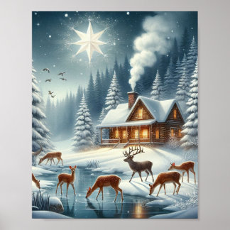Snöstaden under Starligh Poster