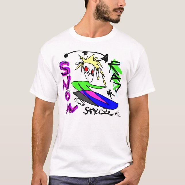 Snöstil T-Shirt (Framsida)