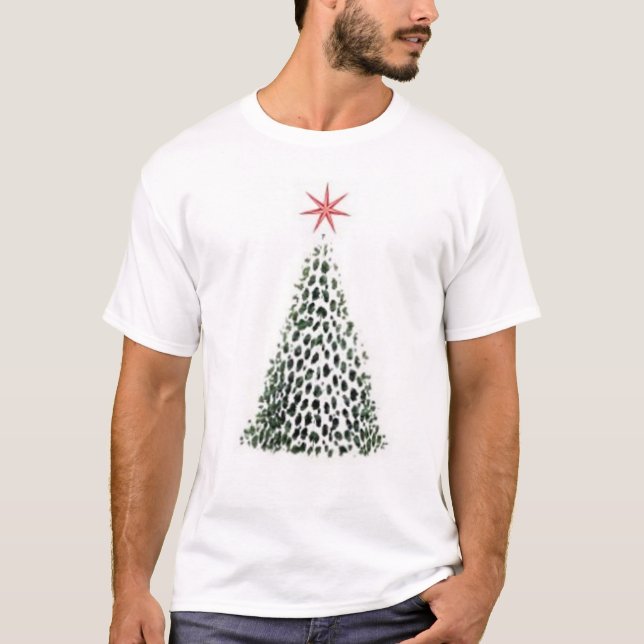 snöstjärnaträd tee shirt (Framsida)