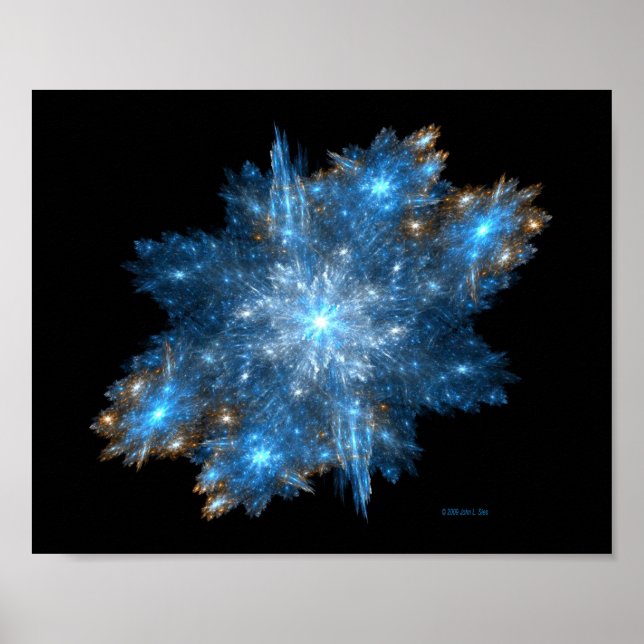 Snöstorm (10 x 8) poster (Framsidan)