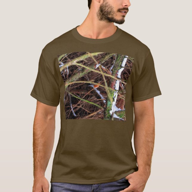 Snöstorm Bird CB Tee Shirt (Framsida)