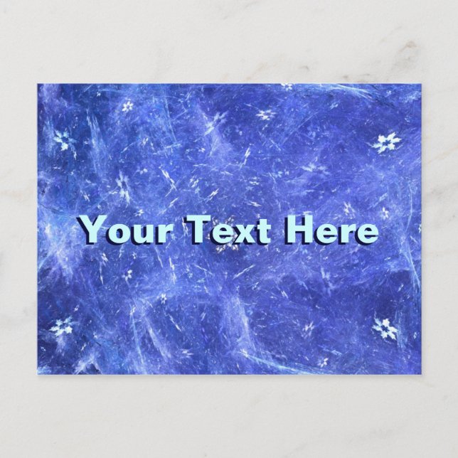 Snöstorm Vykort (Framsida)