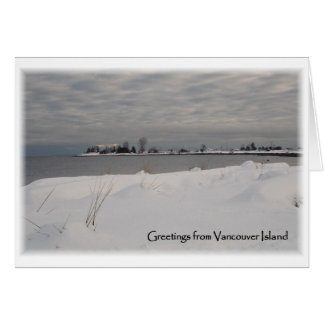 Snöstrand Hälsningskort