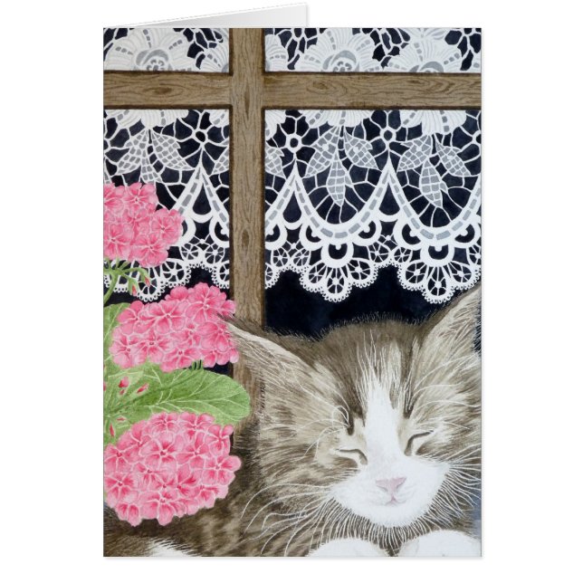 Snostrande i sol hälsningskort (Framsidan)