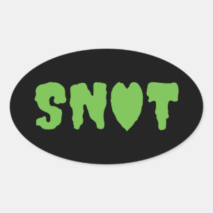 SNOT KÄRLEK OVALT KLISTERMÄRKE
