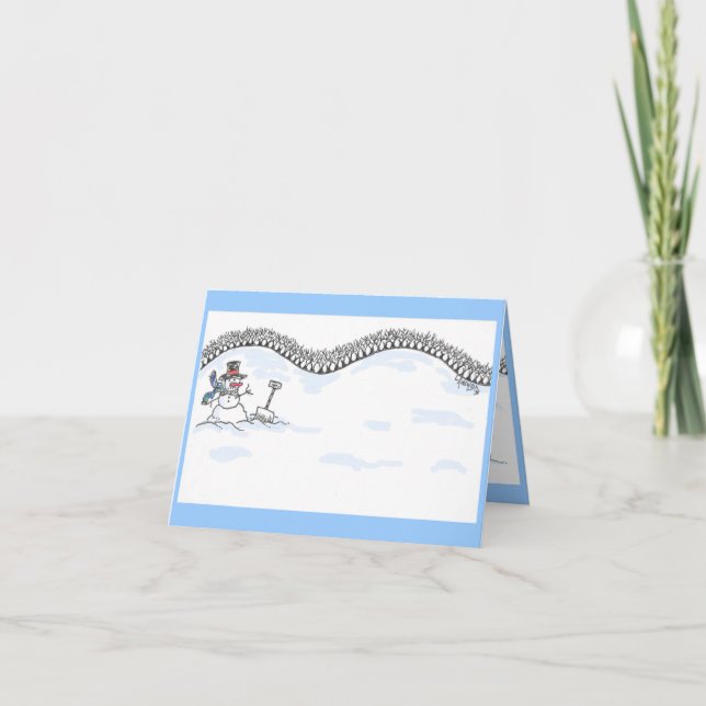 SNÖTACK TACK KORT (Framsida)