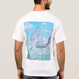 Snötäckt Berg & Örn T Shirt