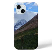 Snötäckt Bergsdal Naturscen