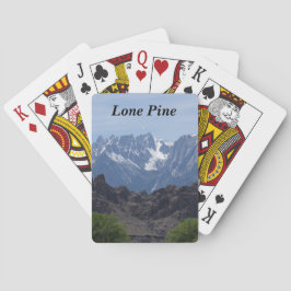 Snötäckta berg i Lone Pine Casinokort
