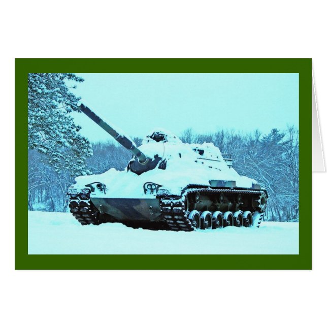 Snötank Hälsningskort (Framsidan Horizontal)