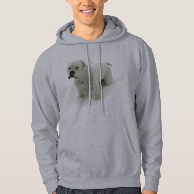 SnötjurHoodie Sweatshirt Med Luva (Framsida)