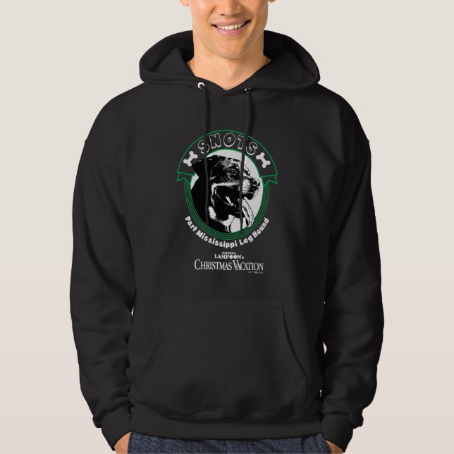 Snots Part Mississippi Leg Hound Hoodie (Framsida)