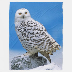 SNÖUGGLA FLEECEFILT