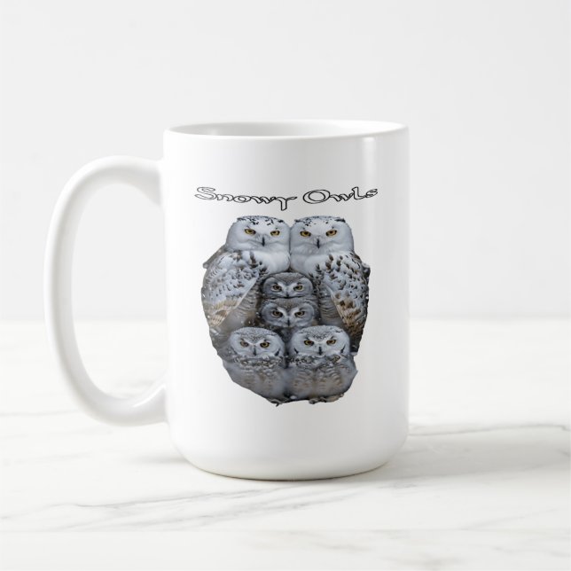 Snöuggla kaffemugg (Vänster)