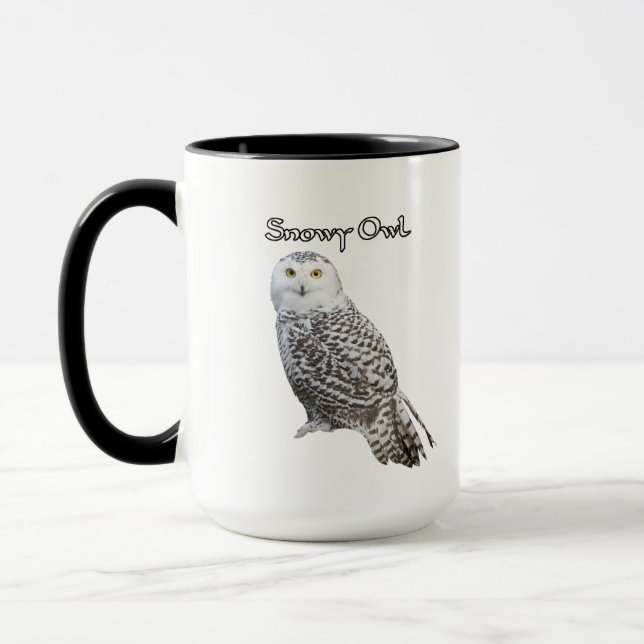 Snöuggla kaffemugg (Vänster)