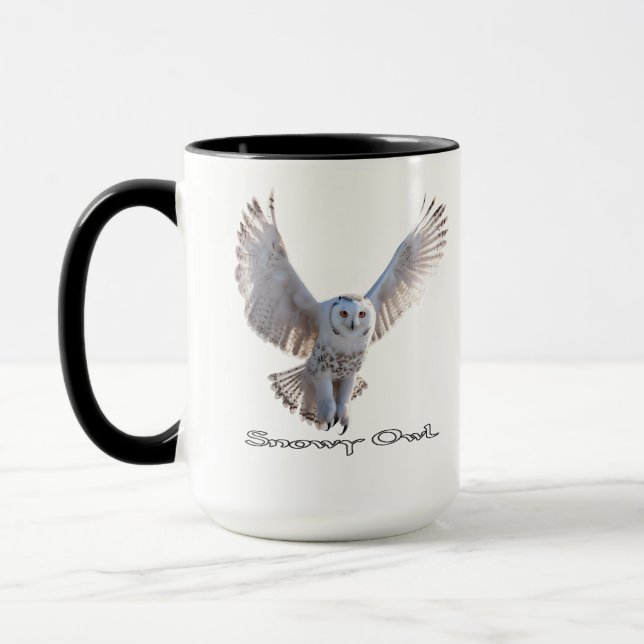 Snöuggla kaffemugg (Vänster)