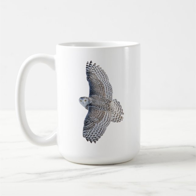 Snöuggla kaffemugg (Vänster)