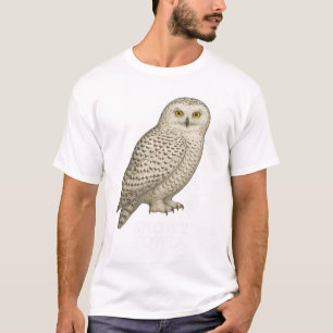 Snöuggla T-shirt: Rovfågeldesign för naturen T Shirt