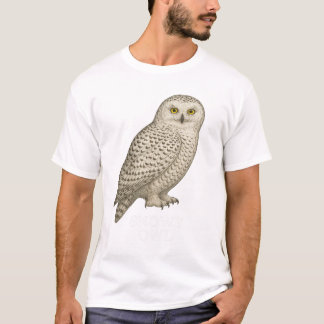 Snöuggla T-shirt: Rovfågeldesign för naturen T Shirt