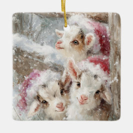 Snöungar Julgetter 10 - DITT FOTO Julgransprydnad Keramik