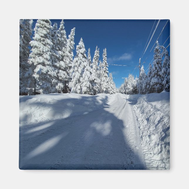 snöväg magnet (Framsidan)