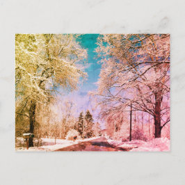 Snöväg Vermont 1 Vykort