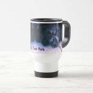 Snövänd mot Gräns Collie Cute Personlig Resemugg