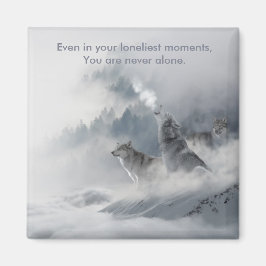 Snövargtryck Magnet