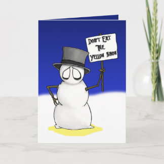 Snövarning verkställer in helgkort