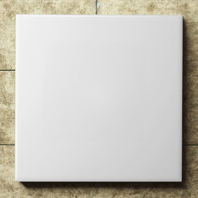 Snövit #f5f5f5 Minimal Elegant Dekor Kakelplatta (Skapare uppladdad)