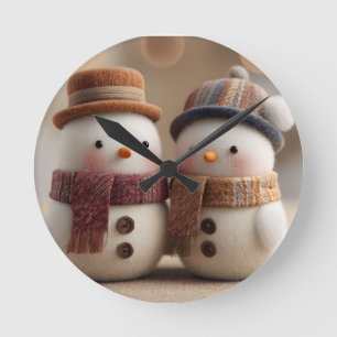 Snövit Förtrollad Sagodesign – Magisk Rund Klocka