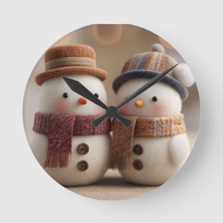 Snövit Förtrollad Sagodesign – Magisk Rund Klocka