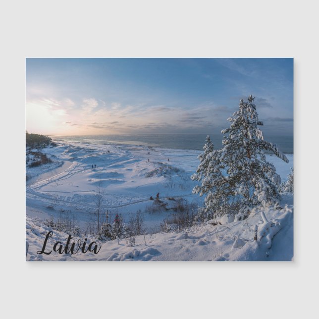 Snövvintern Östersjön kusten (Framsida)